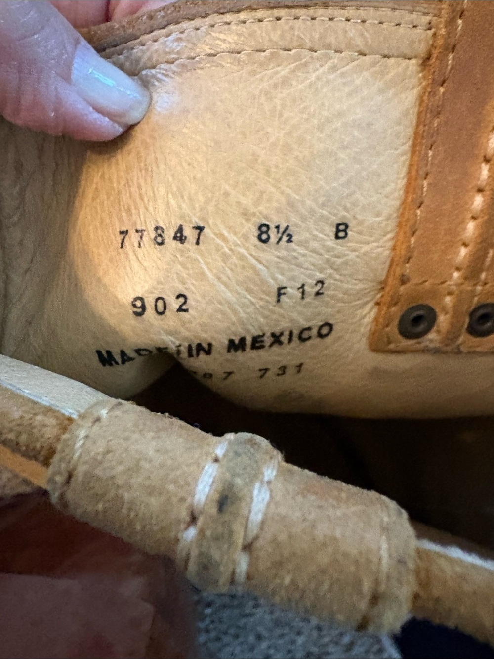 Frye Tan Leather Knee Harness Heeled Boots - Picture 9 of 9